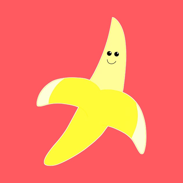Cute Smile Banana by Shygirl