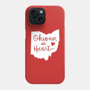 Ohioan At Heart: Ohio State Pride Calligraphy Phone Case