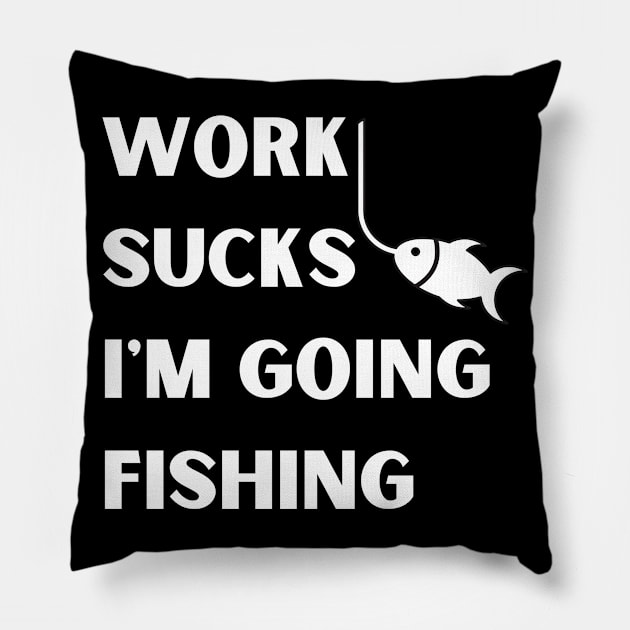 FUNNY FISHING V.2 Pillow by Kachanan@BoonyaShop