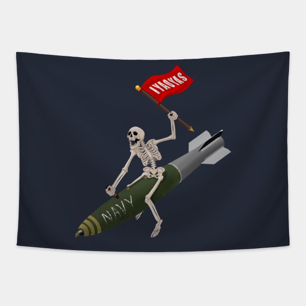 Navy ordnance Tapestry by 752 Designs