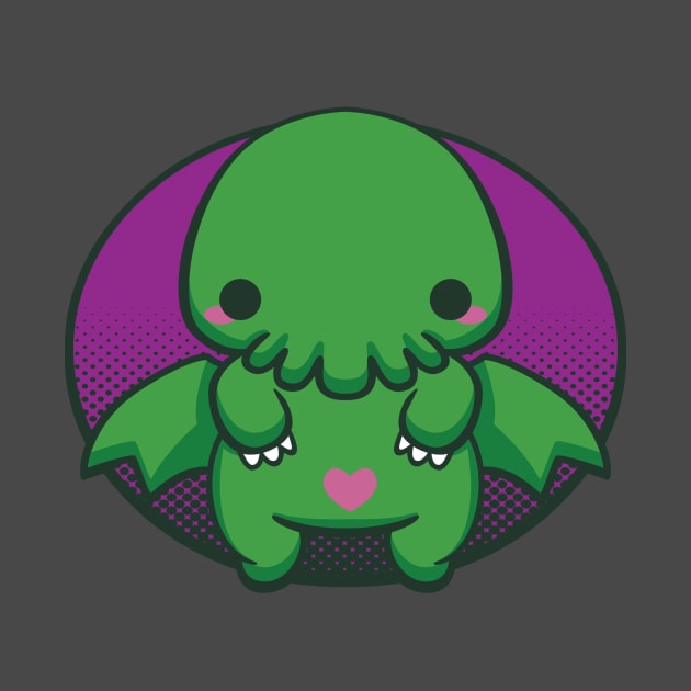 Cute-thulhu by katiewhiteart