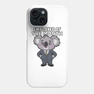 Funny Koala Office Phone Case