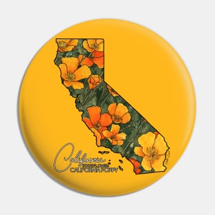 California State Poppies Pin