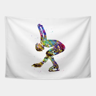 Ice skater Tapestry