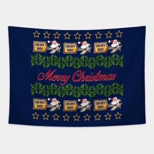 Funny & Ugly Christmas Sweater Print #1 Tapestry