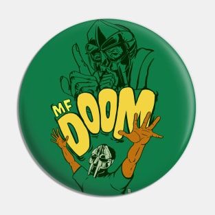 MF Doom Villain Pin