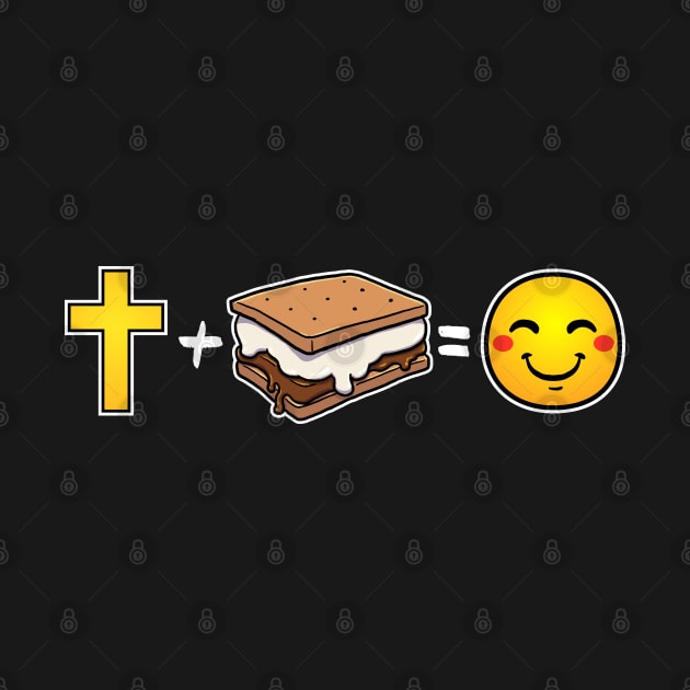 Christ plus Smores equals happiness Christian by thelamboy