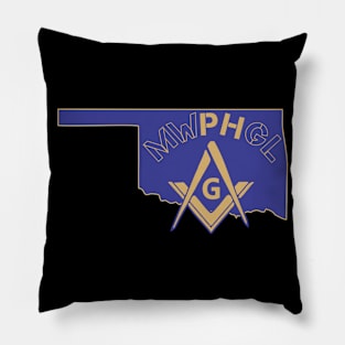 MWPHGLOK - Blue & Gold Pillow