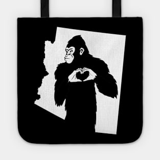 Bigfoot Arizona State Map Tote