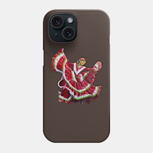 Red Ballet Folklórico Dancer (Baile Folklórico) Phone Case