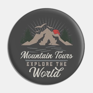 Mountain Tours Explore the World Pin