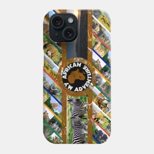 My African Adventure Wildlife Collage Phone Case