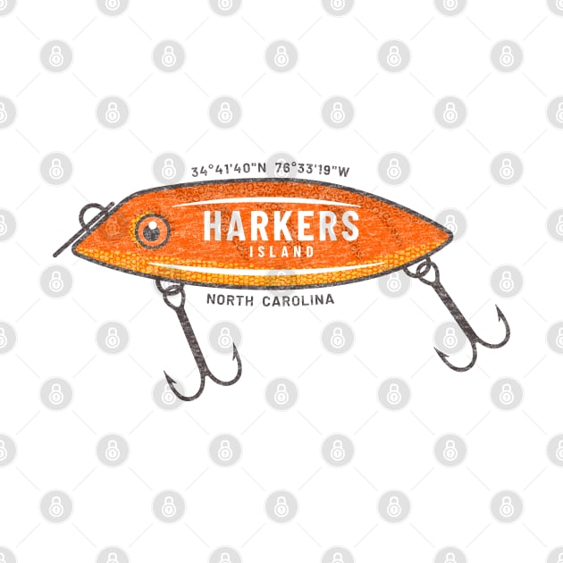 Harkers Island Summertime Vacationing Fishing Lure by Contentarama