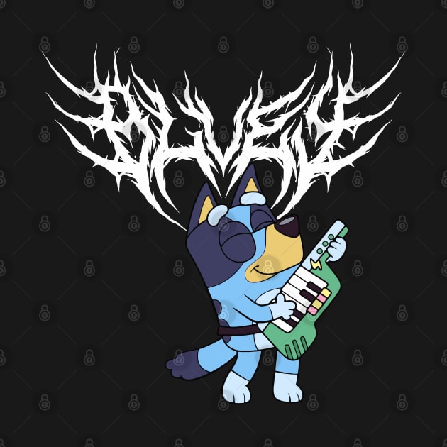 Black Metal Bluey by flataffex