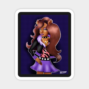 Clawdeen Wolf Monster High Magnet