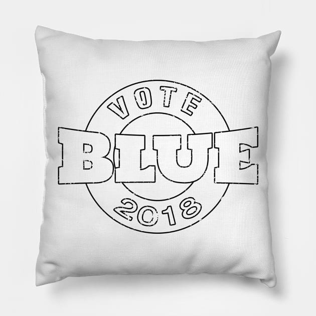 Vote Democrat Pillow by SeattleDesignCompany