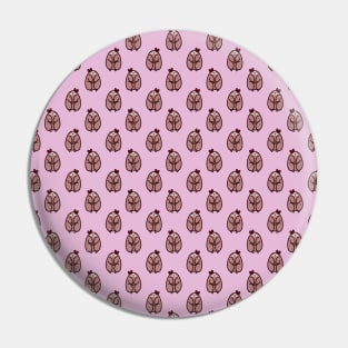 Bow Sloth Pattern Pin