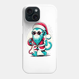 Jolly Japes: Santa Monkey's New Year Fiesta Phone Case