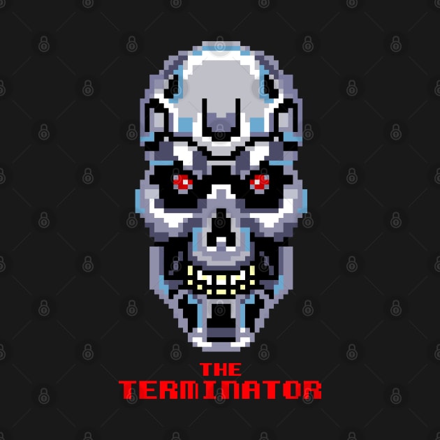 Terminator Pixel Art by GregNowachek