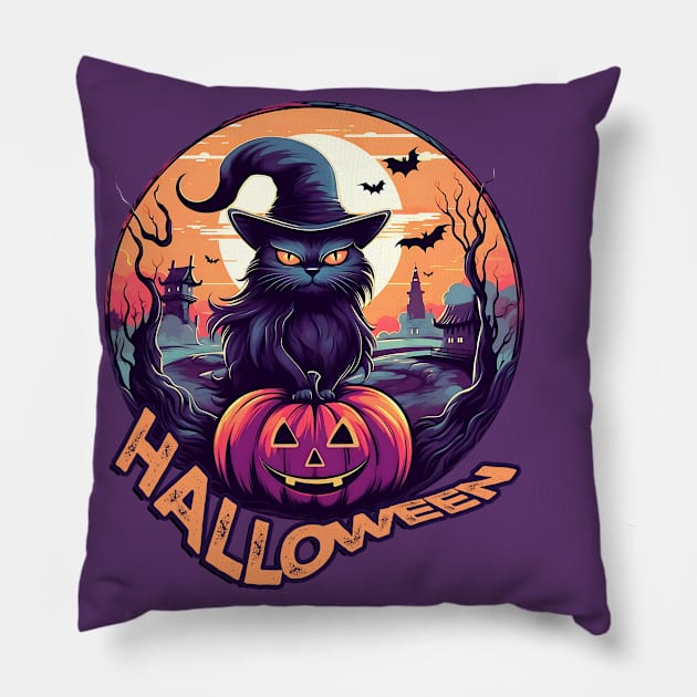 Halloween Pillow by MARK ASHKENAZI