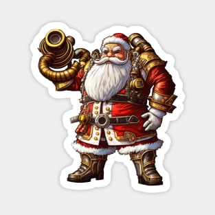 Steampunk Santa Claus Magnet