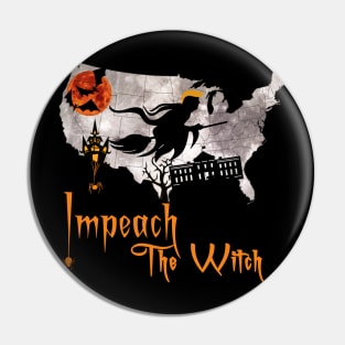 anti trump Halloween Pin