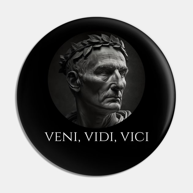 Gaius Julius Caesar Quote Veni Vidi Vici SPQR Ancient Roman History |  Essential T-Shirt