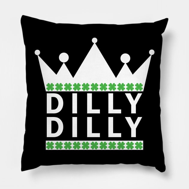 St. Patrick's Day Dilly Dilly Beer Medieval T-Shirt Pillow by CMDesign