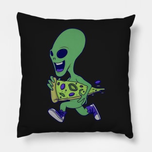 Alien pizza Pillow