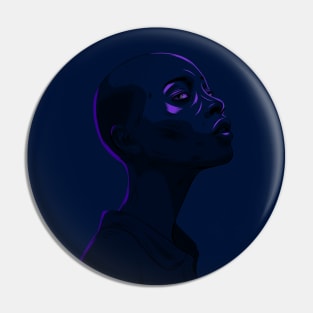 Black woman Pin