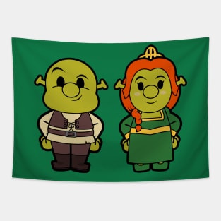 shrek and fiona Tapestry