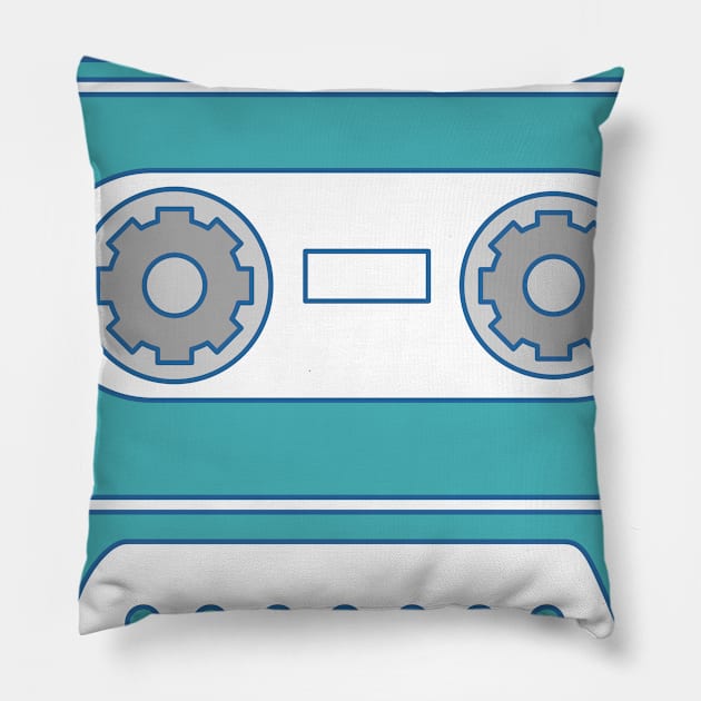 Minimalistic cassette tape awesome mix. vol 1 guardians of the galaxy Pillow by waltzart