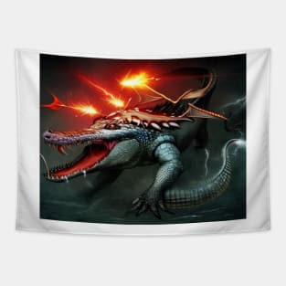 Fire Dragon 1a Tapestry