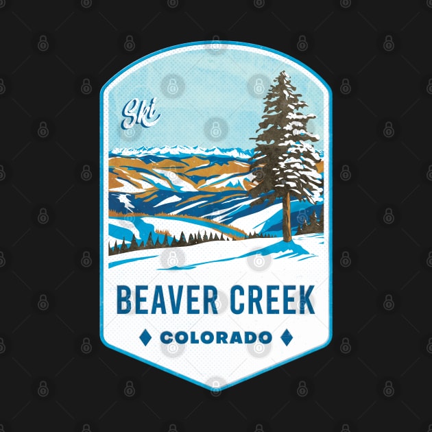 Beaver Creek Colorado Ski Badge by JordanHolmes