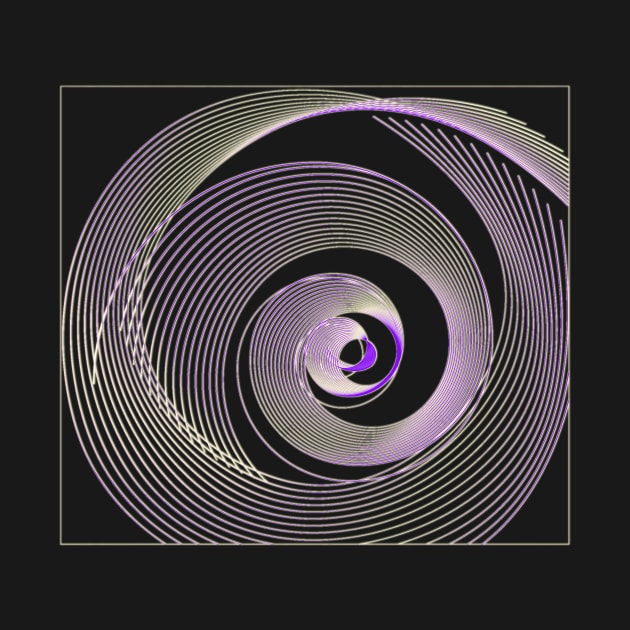 Geometric illusion lines art fantasy by carolsalazar