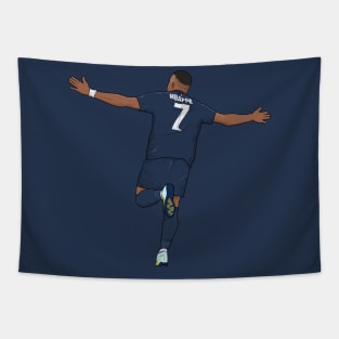 Kylian Mbappe Football Player Tapestry