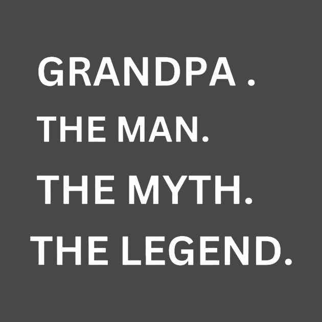 Grandpa Shirt for Grandpa The Man The Myth The Legend Grandpa T Shirt - Fathers Day Gift - Husband Gift Grandpa Gift Funny by ICE TV