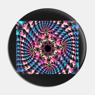 Wild and colorful fractal Pin