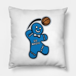 Orlando Magic Gingerbread Man Pillow