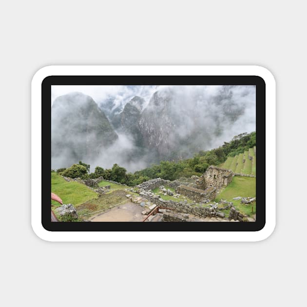 Machu Picchu Magnet by Dicaribe