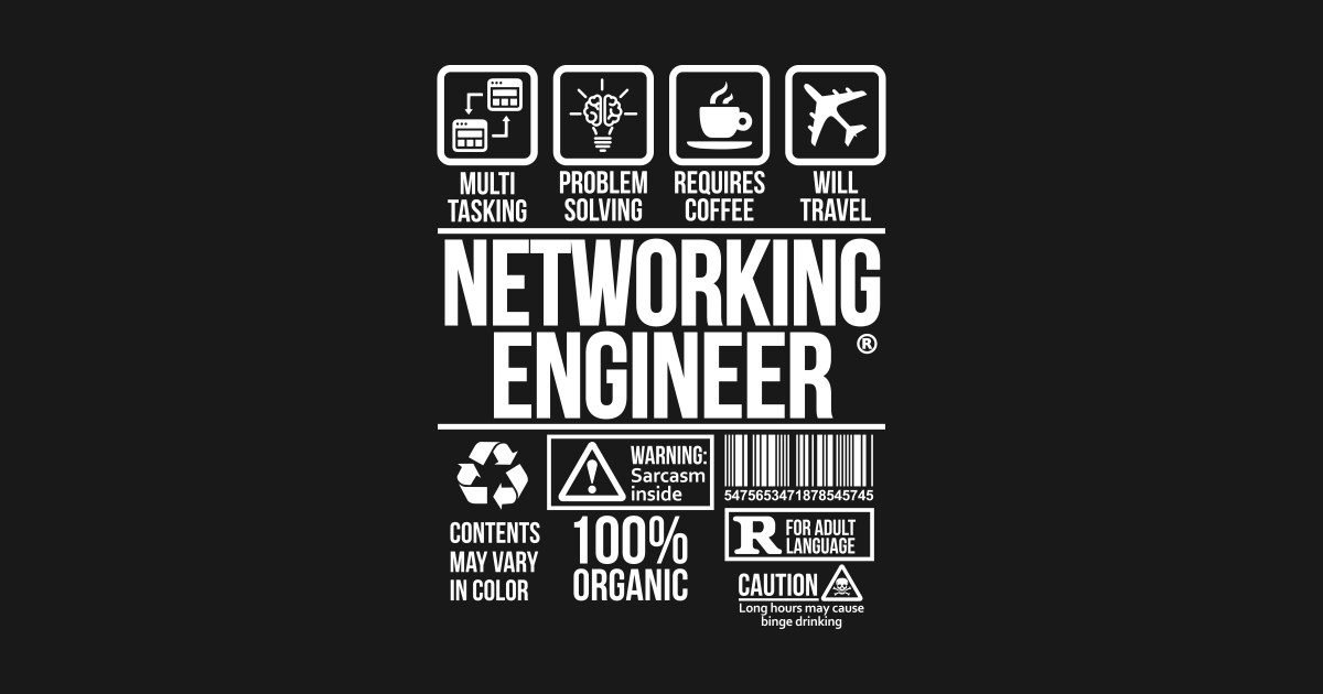 Networking engineer Tshirt Job Profession DW Networking