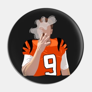 Joe Burrow Smoking Cigar Pin