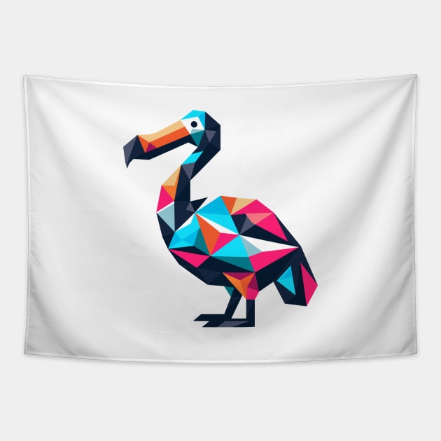 Geometric Dodo Bird Tapestry by inotyler