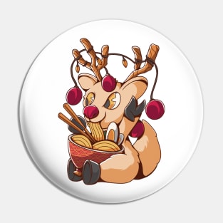 RAMEN REINDEER Pin