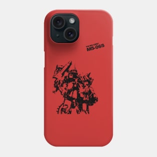 Zaku II Red Comet Phone Case