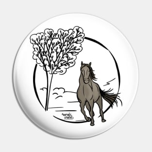 Iceland: the Icelandic horse Pin