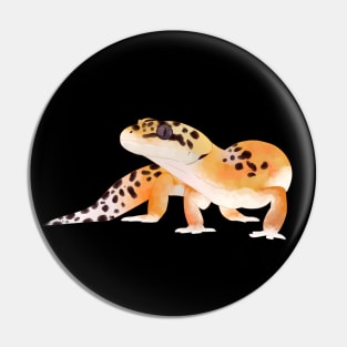 Leopard Gecko, Gecko Lovers, Painted Gecko Pin