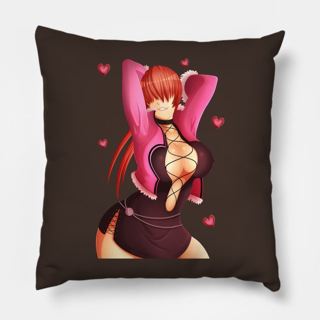 Shermie Pillow by SenpaiLove