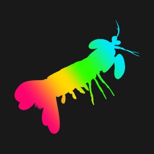 Peacock mantis shrimp (Odontodactylus scyllarus) v2 T-Shirt