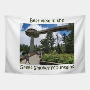 Best View in the Great Smokey Mountains (Clingmans Dome) Tapestry